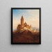 Kathedrale von Segovia - Friedrich Eibner — gerahmtes Bild an der Wand