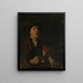 Der Trinkende - Friedrich Fehr — gerahmtes Bild an der Wand
