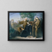 La mort de Torquato Tasso - Friedrich Friedländer — gerahmtes Bild an der Wand