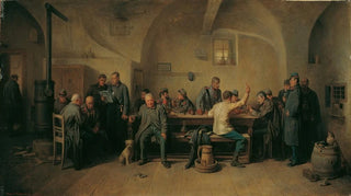 Friedrich Friedlnder - Soldaten In Der Kantine.webp