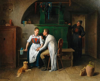 Veillée dans la chambre - Friedrich Friedländer — Ansicht des Kunstwerks