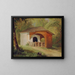Chapelle forestière - Friedrich Hasslwander — gerahmtes Bild an der Wand
