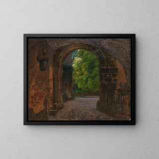 Friedrich Kallmorgen - Burgtor Eingang zu Schlo Wiesenburg in der Mark.webp