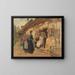 La lettre d'Amérique II - Friedrich Kallmorgen — gerahmtes Bild an der Wand
