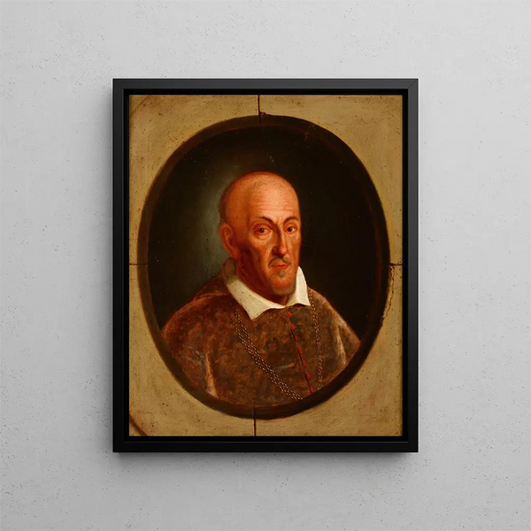 Friedrich Kloss - Portrait of Pawe Piasecki 1579 1649 Janina Coat of Arts Bishop of Kamyaniets and Przemyl.webp