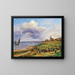 Ernte bei Rust am Neusiedler See - Friedrich Loos — gerahmtes Bild an der Wand