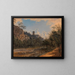 Ruine Rauhenstein bei Baden - Friedrich Loos — gerahmtes Bild an der Wand