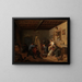 L'atelier de l'artiste à Rome - Friedrich Mosbrugger — gerahmtes Bild an der Wand