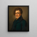 Ferdinand Raimund Schauspieler und Dramatiker - Friedrich Remde — gerahmtes Bild an der Wand