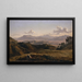 Landschaft bei Olevano - Friedrich Salathé — gerahmtes Bild an der Wand