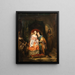 Paolo und Francesca - Friedrich Sturm — gerahmtes Bild an der Wand