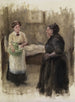 Das Servicepersonal - Friedrich Wahle — Ansicht des Kunstwerks