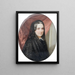 Portrait von Célestine Gräfin Batthyány - Friedrich Wailand — gerahmtes Bild an der Wand