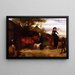 An der Schmiede - Friedrich Wilhelm Keyl — gerahmtes Bild an der Wand