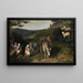 Familie in einer idyllischen Landschaft - Friedrich Wilhelm Keyl — gerahmtes Bild an der Wand