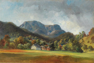 Friedrich Zeller - Blick auf den Sandling von Altaussee aus.webp