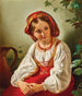 Eine italienische Mädchen - Friedrich von Amerling — Ansicht des Kunstwerks