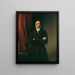 Der Maler Robert Theer - Friedrich von Amerling — gerahmtes Bild an der Wand