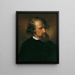 Der Maler und Lithograf Josef Kriehuber 1800-1876 - Friedrich von Amerling — gerahmtes Bild an der Wand
