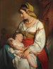 Mère italienne avec enfant - Friedrich von Amerling — Ansicht des Kunstwerks