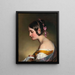 La lettre - Friedrich von Amerling — gerahmtes Bild an der Wand