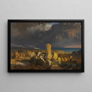Friedrich von Nerly - Ruins of the Temple of Hera at Selinunte.webp