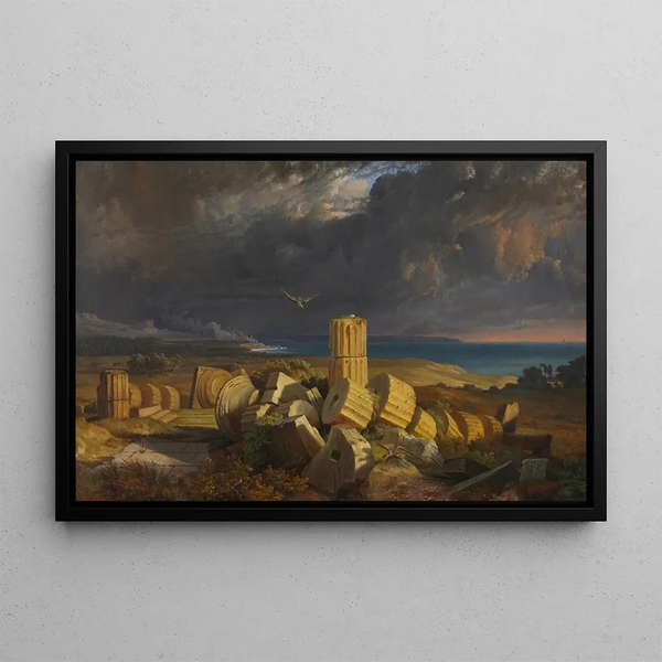 Friedrich von Nerly - Ruins of the Temple of Hera at Selinunte.webp