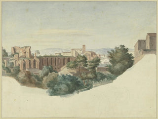 Ansicht von SS Giovanni e Paolo in Rom - Friedrich von Olivier — Ansicht des Kunstwerks