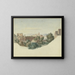Ansicht von SS Giovanni e Paolo in Rom - Friedrich von Olivier — gerahmtes Bild an der Wand