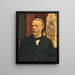 Portrait des Bürgermeisters von Olomouc - Frigyes Friedrich Miess — gerahmtes Bild an der Wand