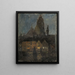 Abend in Dieppe - Frits Thaulow — gerahmtes Bild an der Wand