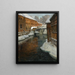 D'Akerselven-Gemälde - Frits Thaulow — gerahmtes Bild an der Wand