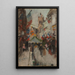 Juli in Dieppe - Frits Thaulow — gerahmtes Bild an der Wand