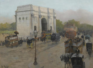 Arc de triomphe de Marble Arch, Londres - Frits Thaulow — Ansicht des Kunstwerks