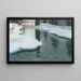 Schneefallende Weichheit - Frits Thaulow — gerahmtes Bild an der Wand