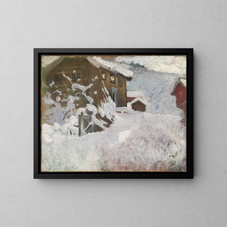 Frits Thaulow - Norwegian Winter.webp