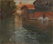Fluss im Norden Frankreichs - Frits Thaulow — Ansicht des Kunstwerks