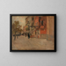Straße in Venedig - Frits Thaulow — gerahmtes Bild an der Wand