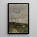 Ansicht von Jæren - Frits Thaulow — gerahmtes Bild an der Wand