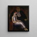 Paul-Gustave van Hecke und seine Ehefrau Norine De Schrijver - Frits van den Berghe — gerahmtes Bild an der Wand