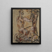 Nacktes rosa sitzend - Frits van den Berghe — gerahmtes Bild an der Wand