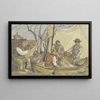 Fritz Boehle - Outgoing fishermen.webp
