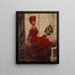 Domino Dame en pourriture - Fritz Erler — gerahmtes Bild an der Wand