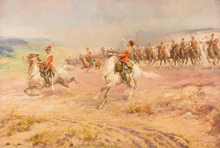 Fritz Grotemeyer - Attack of the Prussian LeibGardeHusaren regiment.webp