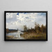 Sur l'Amper - Fritz Halberg-Krauss — gerahmtes Bild an der Wand