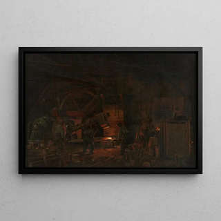 Fritz Kohlund - Faulersches Hammerwerk in Falkensteig Hllental Ein Hammer in Betrieb.webp