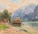 Bateaux à Hallstatt - Fritz Lach — Ansicht des Kunstwerks