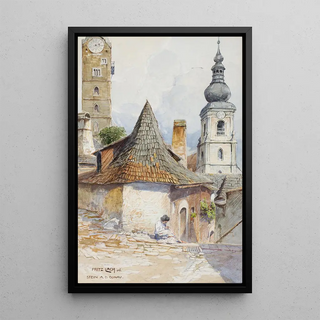 Fritz Lach - Stein an der Donau in der Wachau.webp