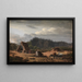 Ein Sumpf mit Torfstechern, Hsterkb, Nordsee Zeeland - Fritz Petzholdt — gerahmtes Bild an der Wand