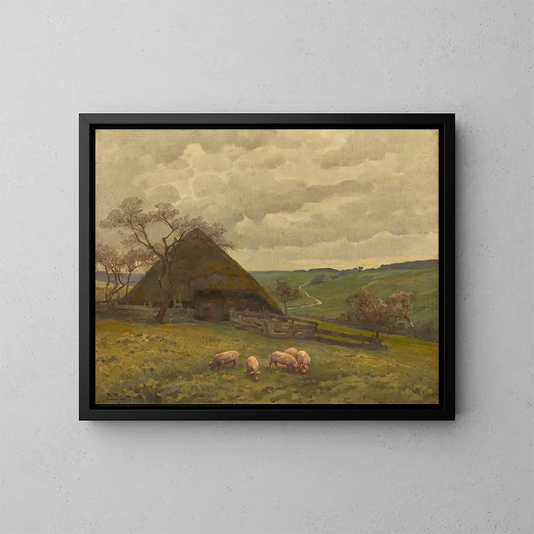 im Hotzenwald - Fritz Reiss — gerahmtes Bild an der Wand